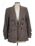 Veronica Beard Plaid Brown Blazer Size 10 - photo 1