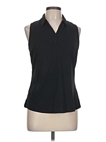 Marika Sleeveless Button-Down Shirt (view 1)