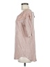 Bordeaux 100% Linen Pink Short Sleeve Top Size M - photo 5