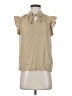 Vero Moda 100% Polyester Tan Short Sleeve Blouse Size S - photo 1