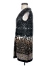ECI Animal Print Black Cocktail Dress Size S - photo 5