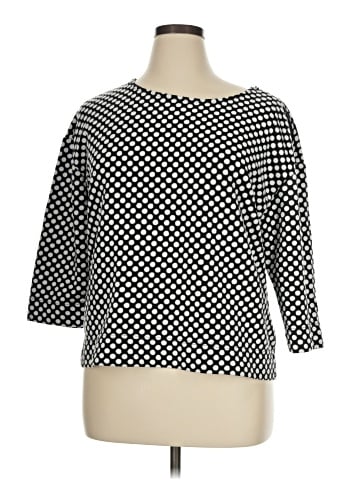 Rose + Olive 3/4 Sleeve Top (view 1)