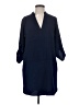 Lush Solid Blue Casual Dress Size S - photo 1