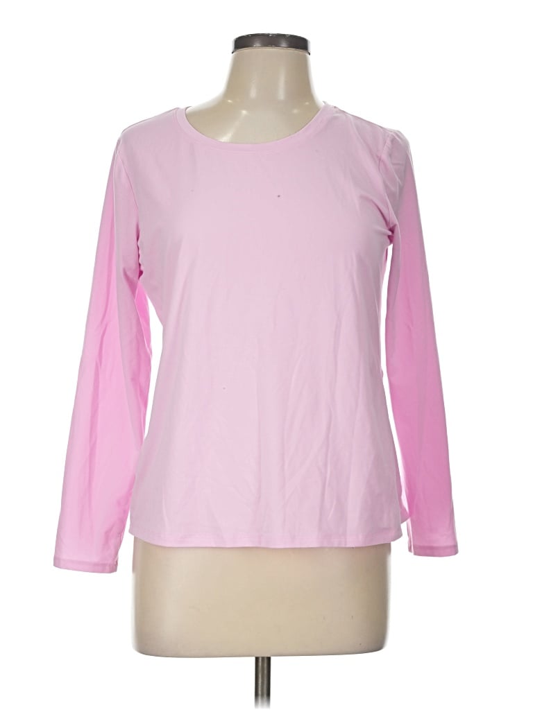Pre-owned All In Motion Long Sleeve T-shirt In Pink