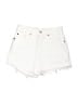 Levi's White Denim Shorts Size 24 waist - photo 1