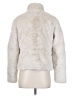 Zara 100% Polyester Ivory Faux Fur Jacket Size S - photo 2