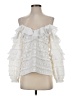 Alexis 100% Polyester Ivory 3/4 Sleeve Blouse Size S - photo 1