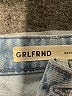 GRLFRND 100% Cotton Chevron-herringbone Blue Jeans Size 26 waist - photo 7