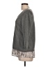 White House Black Market Gray Pullover Sweater Size L - photo 5