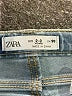 Zara Solid Blue Jeans Size 2 - 3 - photo 3
