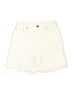 Levi's 100% Cotton Solid Ivory Shorts Size 11 - photo 1