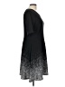 Apt. 9 Graphic Black Casual Dress Size L - photo 4