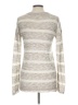 Pink Republic Metallic Ivory Pullover Sweater Size L - photo 2