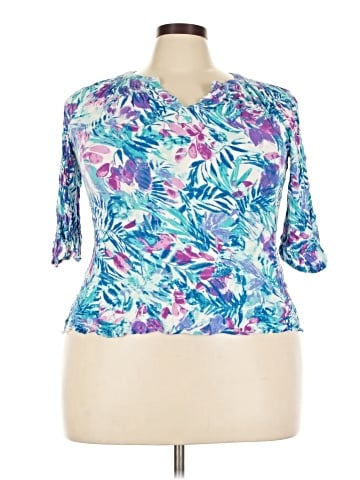 Croft & Barrow 3/4 Sleeve Top (view 1)