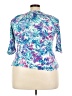 Croft & Barrow 100% Rayon Blue 3/4 Sleeve Top Size XL (petite) - photo 2