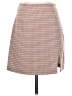 1.State Houndstooth Brown Casual Skirt Size 0 - photo 1