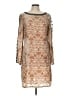 Sundance 100% Polyester Brown Casual Dress Size 12 - photo 1