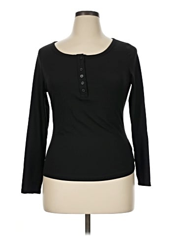 Shein Curve Long Sleeve Top (view 1)