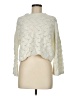 Alya 100% Cotton Ivory Long Sleeve Top Size M - photo 1