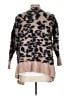 Debut 100% Viscose Animal Print Pink Cardigan Size L - photo 2