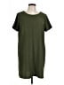 Bobeau Solid Green Casual Dress Size L - photo 1