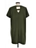 Bobeau Solid Green Casual Dress Size L - photo 2