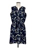 Originality 100% Polyester Paisley Blue Casual Dress Size M - photo 1