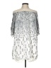 Blu Pepper 100% Rayon Silver Casual Dress Size L - photo 1