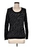 Dana Buchman Animal Print Black Pullover Sweater Size M - photo 1
