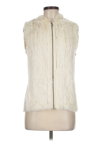 BCBGMAXAZRIA Faux Fur Vest (view 1)