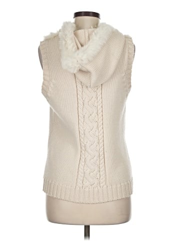 BCBGMAXAZRIA Faux Fur Vest (view 2)