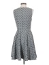 Elle Polka Dots Gray Casual Dress Size 4 - photo 2