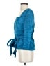 Alex Evenings Blue 3/4 Sleeve Top Size S - photo 5