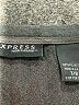 Express 100% Polyester Solid Black Formal Skirt Size 7 - 8 - photo 4