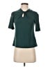 Amour Vert Teal Green Short Sleeve Turtleneck Size XS - photo 1