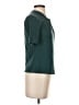 Amour Vert Teal Green Short Sleeve Turtleneck Size XS - photo 4