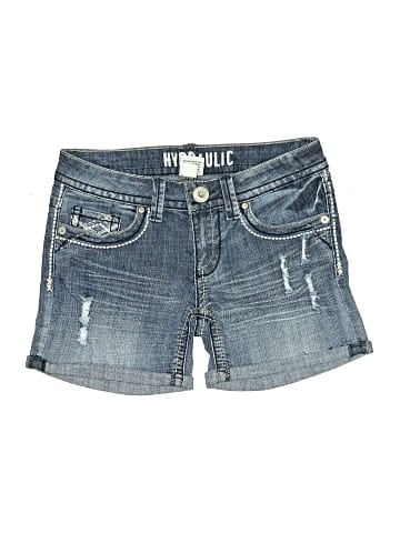 Hydraulic Denim Shorts (view 1)
