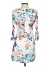 R&K Print White Casual Dress Size 4 - photo 2