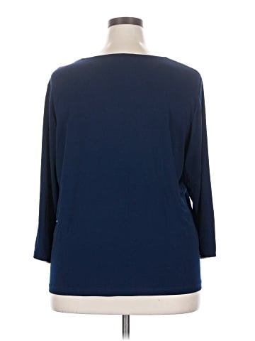 Susan Graver 3/4 Sleeve T-Shirt (view 2)