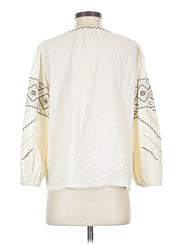 Madewell Embroidered Peasant Top (view 2)