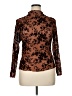 Shein Curve Brown Long Sleeve Blouse Size 1X - photo 1