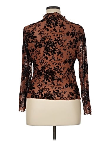 Shein Curve Long Sleeve Blouse (view 2)
