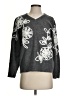 Alfred Dunner Paisley Gray Pullover Sweater Size S (petite) - photo 1