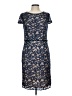 Jackie Jon Paisley Blue Cocktail Dress Size 10 - photo 1