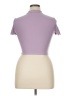 Shein Purple Short Sleeve Turtleneck Size XL - photo 2