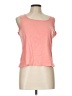 Ruby Rd. 100% Cotton Pink Sleeveless T-Shirt Size L (petite) - photo 1