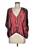VICI Tie-dye Red 3/4 Sleeve Blouse Size M - photo 1