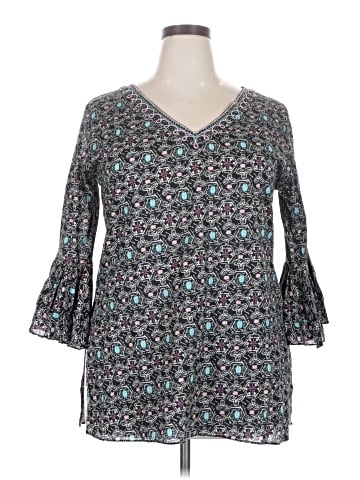 Bella 3/4 Sleeve Blouse (view 1)