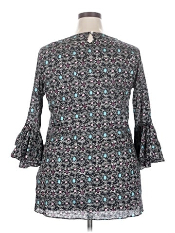 Bella 3/4 Sleeve Blouse (view 2)
