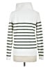Dudley Stephens 100% Polyester Stripes White Turtleneck Sweater Size M - photo 2